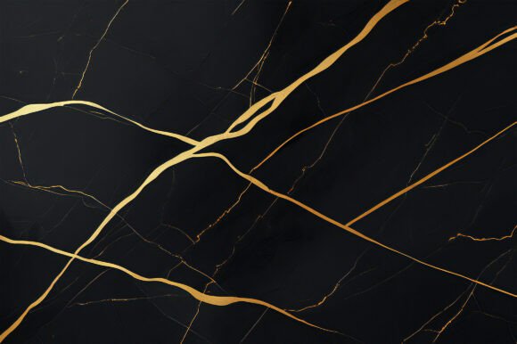A Black and Gold Marble with Gold Lines: A Versatile Design Resource