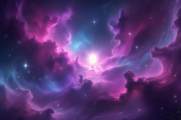 A Bright Light in the Sky: Enhancing Creative Projects with a High-Quality Background Image