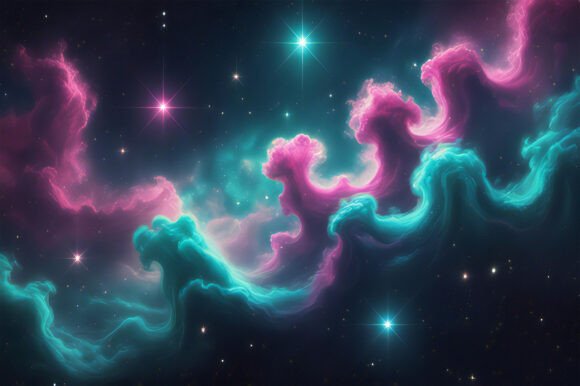 A Colorful Smoke in Space
