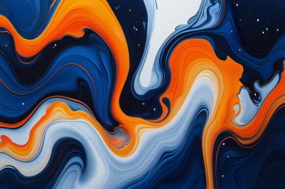 A Colorful Swirls of Paint: A Vibrant Addition to Your Creative Toolkit