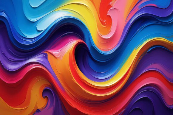 A Colorful Swirly Paint: A Versatile Design Tool for Creatives