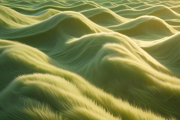A Green Hills with Grass: Enhancing Creative Projects with a Versatile Background Image