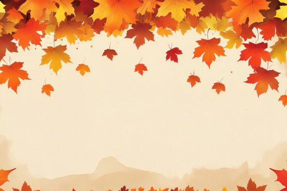 A Group of Orange and Yellow Leaves