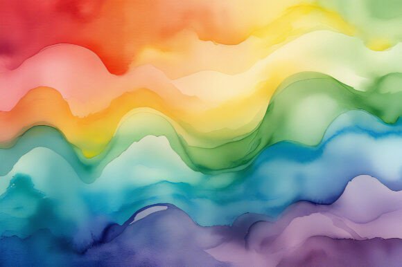 A Rainbow Colored Waves
