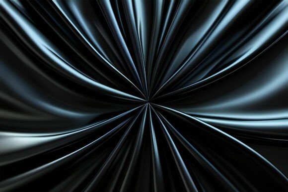 Abstract Black Satin Background