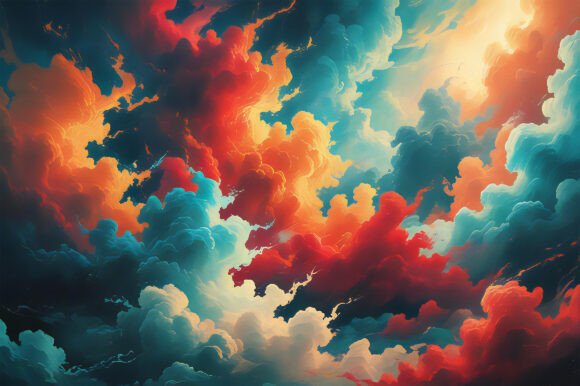 Colorful Clouds in the Sky