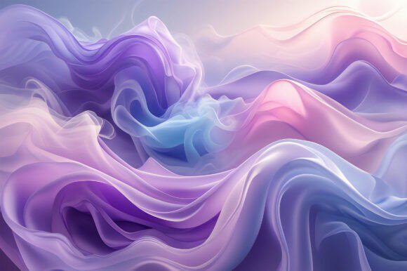 Soft Abstract Fabric Flow